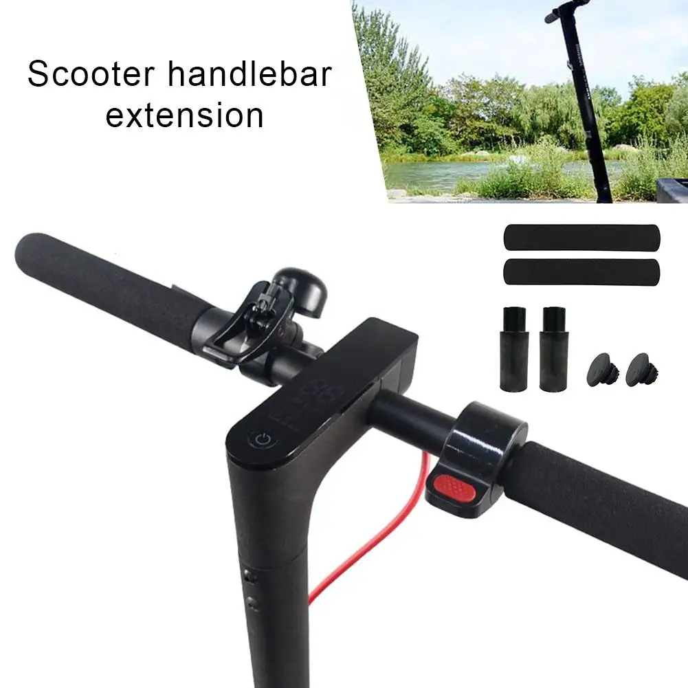 Electric Scooter Handlebar Extender Handle Grip Anti slip Lengthened