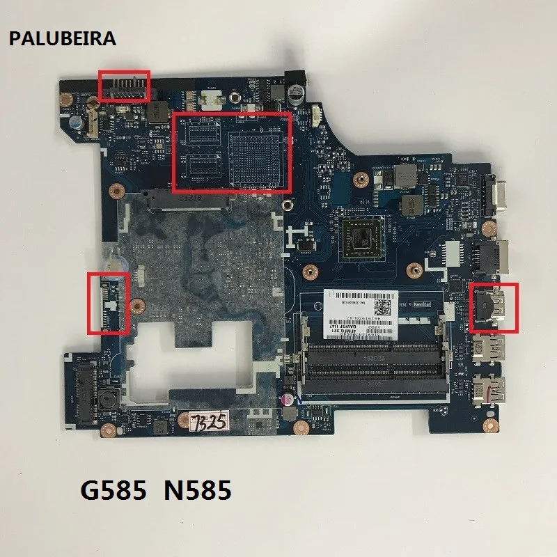 Материнская плата PALUBEIRA для ноутбука подходит Lenovo G585 BOTEBOOK ПК основная DDR3