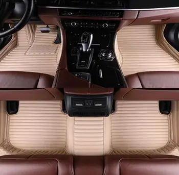 

MSUEFKD Mats Fit for Jaguar XF XE XJL XK F-PACE F-TYPE brand Leather Car Floor Auto Mats keep clean Car Accessories