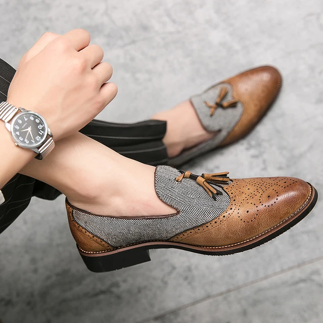 Kwemes loafers Men Leather Shoes - Image 5