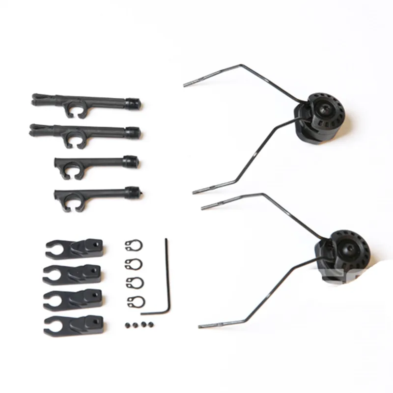 EARMOR HeadSet ARC & EXFIL Rails Adapter Attachment Kit Tactical Headphone Adapter for ARC Rail Helmet Accessories