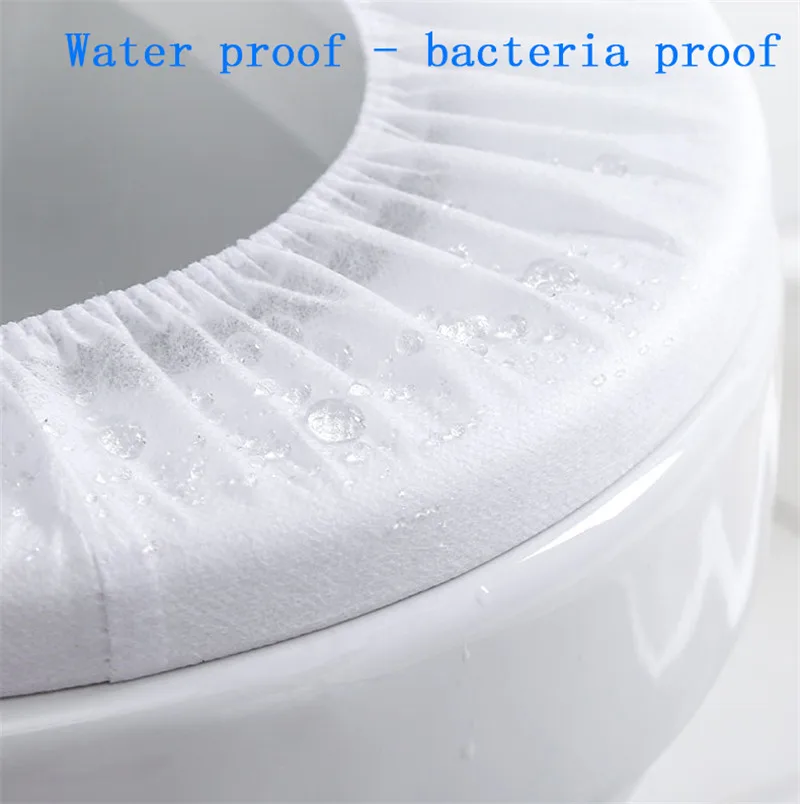 50-80 조각 휴대용 일회용 화장실 쿠션 커버 여행 변기 커버 항균 Waterproo 홈 액세서리 욕실