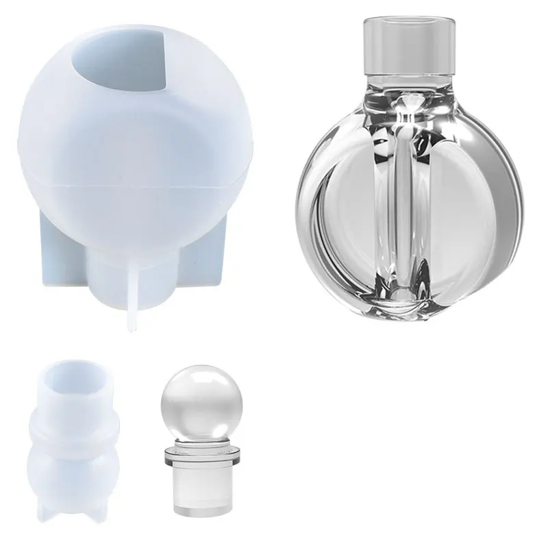 

Epoxy Resin Molds Art Resin Molds DIY Silicone Resin Casting Molds Perfume Bottle 3D Resin Mold