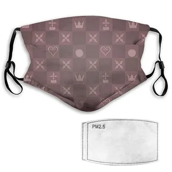 

1pc Fashion Adult Face Masks With 2pc Activated Carbon Pads for Protection Outdoor Face Masks Unisex Washable Mouth Face Cover