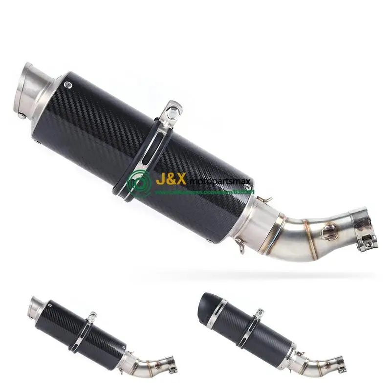 MT-03 MT03 мотоцикл глушитель трубы среднего звенья трубы Escape для YAMAHA YZF-R3 R3 R25 R30 слипоны