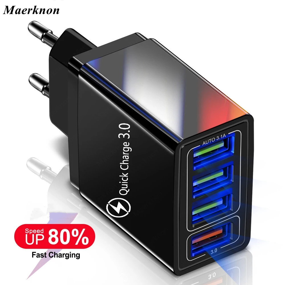 Smart phone Charger Quick Charge 3.0 super fast Wall Charger Mobile phone Adapter For iPhone 12 pro xiaomi Mobile phone charger