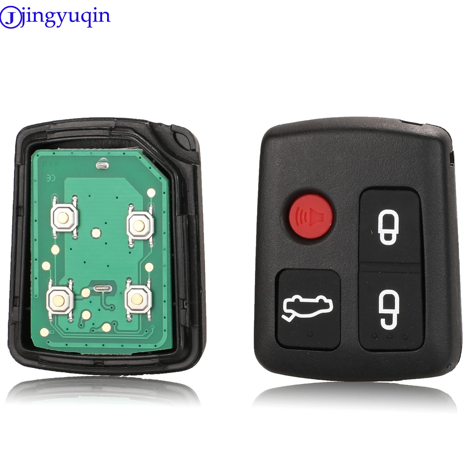 Jingyuqin для Ford BA BF Falcon Sedan/Wagon Keyless автомобильный пульт дистанционного управления 4 кнопки Замена ключа автомобиля 433 МГц
