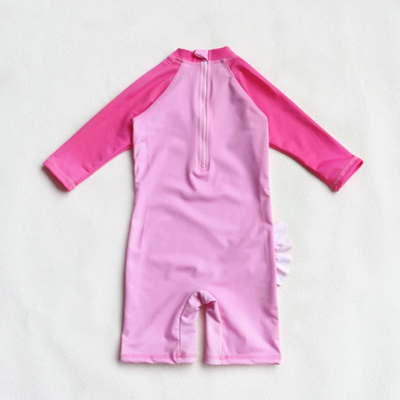 Новинка года, купальный костюм для девочек от 3 до 7 лет, детский купальник с лебедем, детская полосатая блузка, пляжная одежда с Hat-SW348
