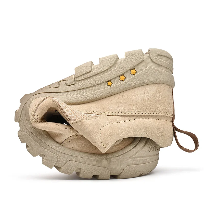 Outdoor Men Shoes Waterproof Breathable Combat Desert Training Sneakers Anti-Slip Trekking Shoes shoes J1-48