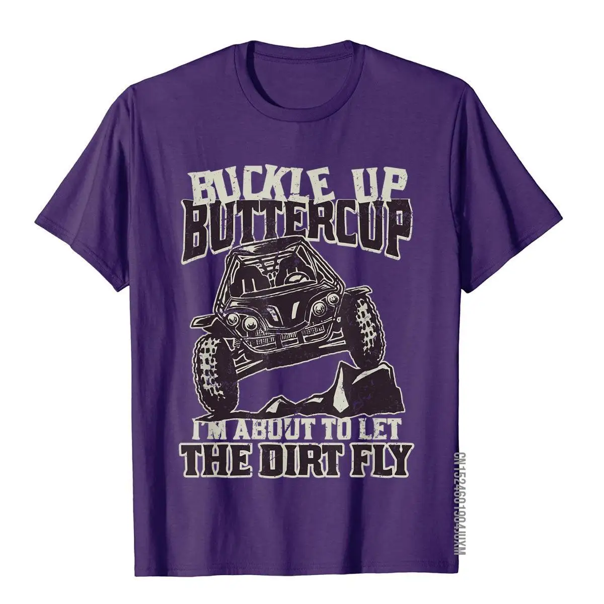 Funny Mudding T Shirts - Buckle Up Buttercup__97A3126purple