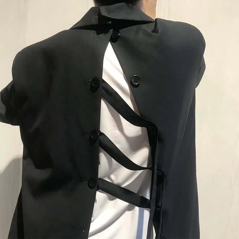 На заказ S~ 5XL! Новая мода DG стилист осень Ретро свободные мужские и женские костюмы и пальто плюс размер певица костюмы