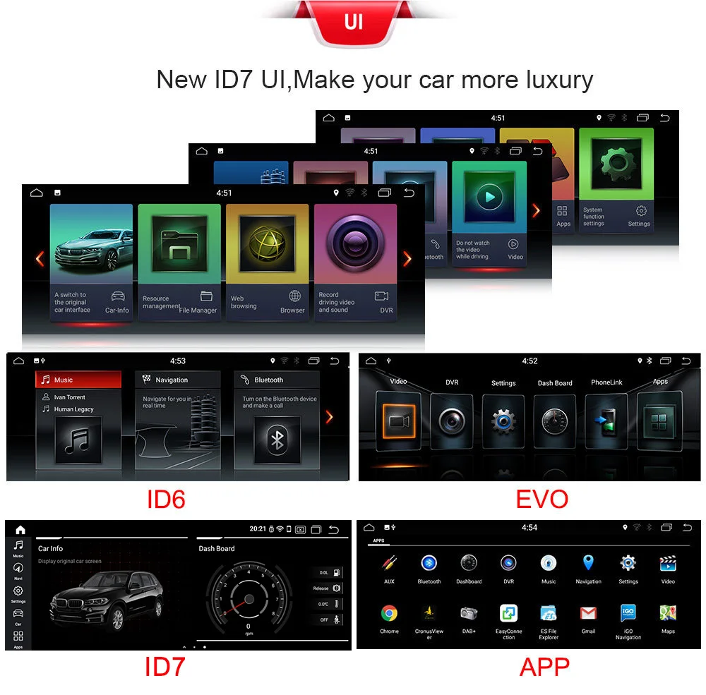 Top IPS 8Core Android 9.0 Car radio player gps navigation for BMW 5 Series E60 E61 E63 E64 E90 E91 CCC CIC MASK Steering wheel WIFI 4