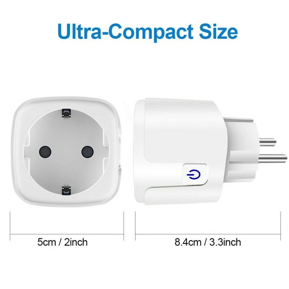 Eu Smart Sockets Voice Control Wifi Plug Outlet