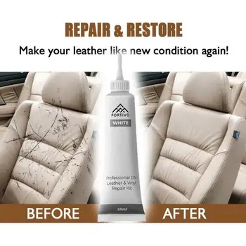 

Leather Repair Gel Multifunction Car Seat Home Leather Complementary Color Repair Paste for Furniture Sofa Maintenance Polishing