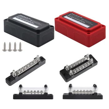 Cajas de distribución de barra de Bus, Kit de bloques de distribución de suelo con tornillo en la cubierta, varios modelos. 1