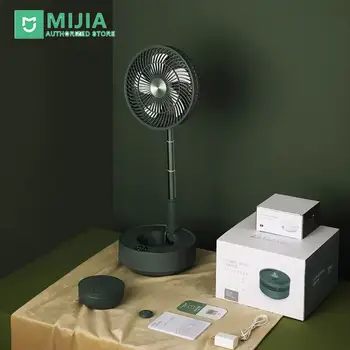 

2020 Summer Xiaomi mi 12W EDON Folding Fan Humidifier Diffuser LCD Touch Screen 5 Gear Fan Cooling Type-C Cable 3000rpm