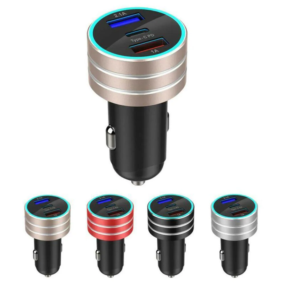 Автомобильное зарядное устройство прикуриватель двойной USB адаптер напряжение Разъем для Apple Phone