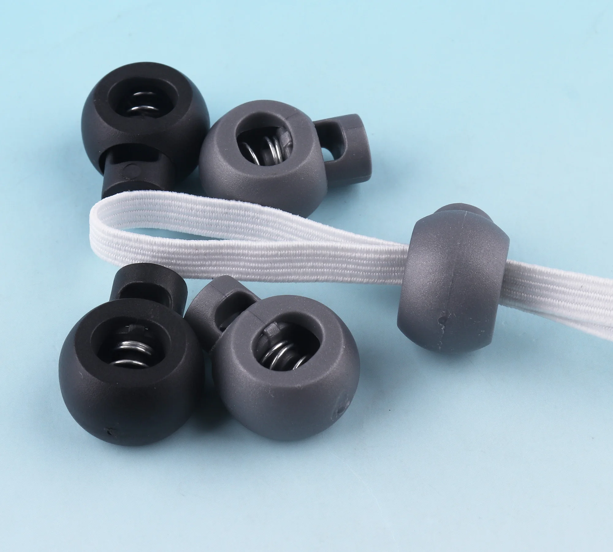 Plastic Cord Ends Stopper 50pcs 9mm Rope Stops Black Locks suit for 5-10mm elastic cord Toggle Lock | Дом и - Цена: 264,01 руб.