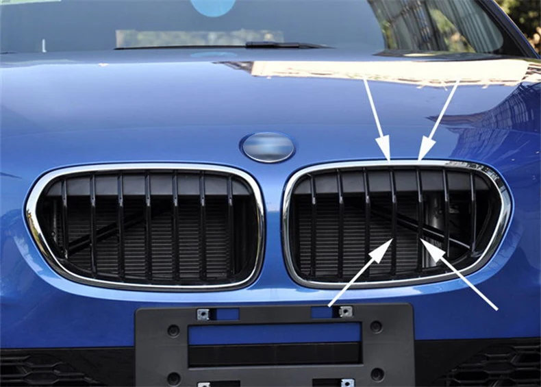 3D наклейки ABS M для BMW M3 M5 320 E36 E46 E90 E92 F10 F30 автомобильная передняя решетка
