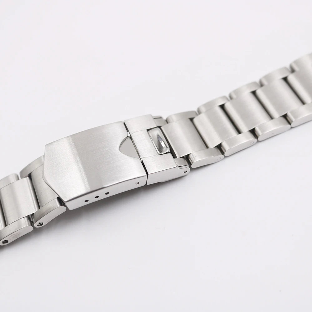 CARLYWET 22 мм высокого качества 316L нержавеющая сталь серебро для ремешка часов Ремешки для часов для Tudor Black Bay
