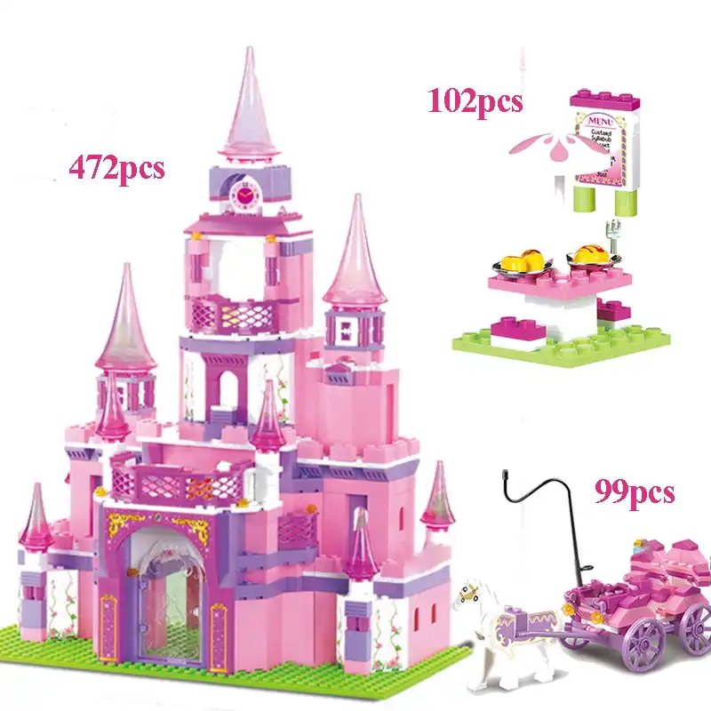 playmobil pink castle