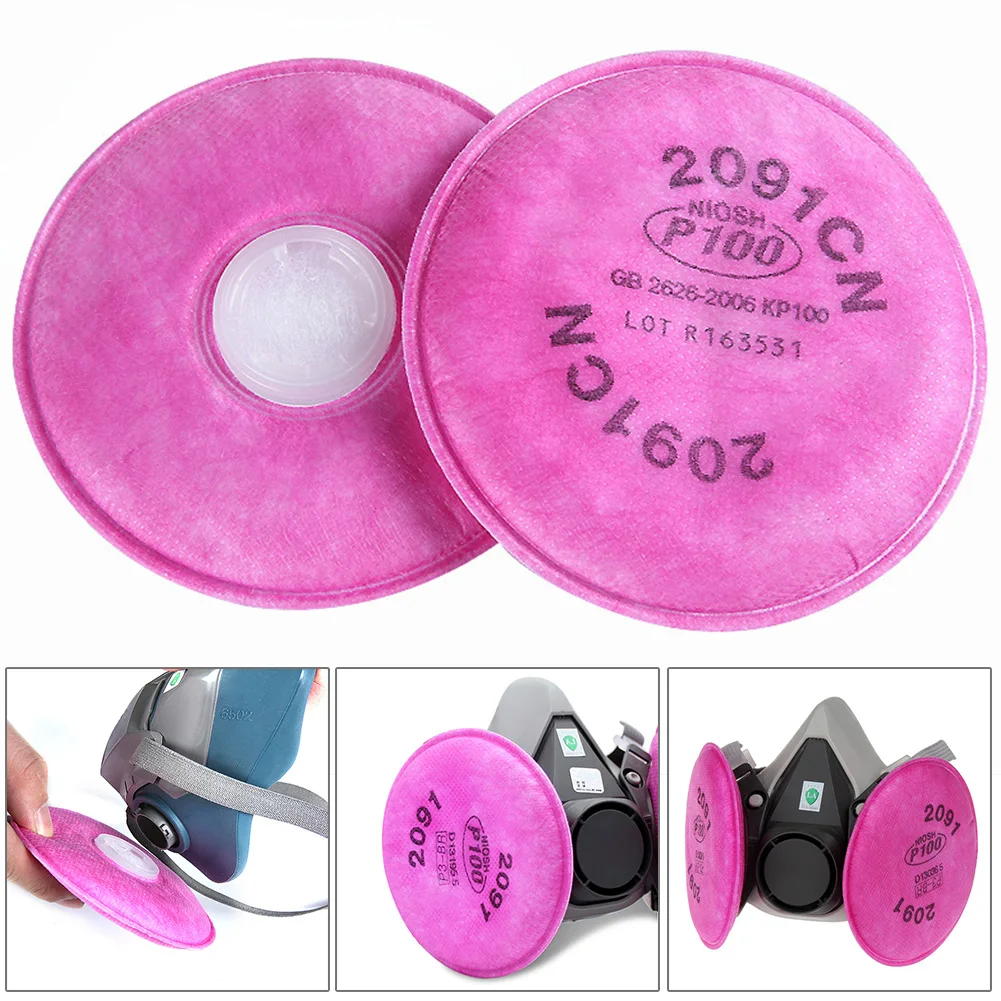 

Dust Prevention P100 Nose Mouth Welding Spray Fitted Protective Industrial Face Cover VOCs With Filter Cotton Anti Pollution