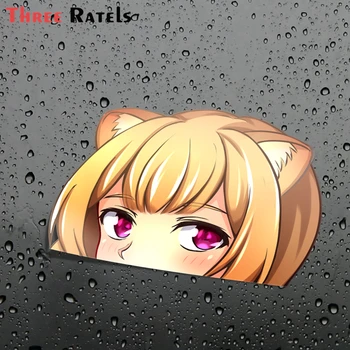 

FC257 3D funny Raphtalia Anime Peeker Car Stickers on Motorcycle Suitcase Home Decor Phone Laptop Covers DIY Vinyl Decal