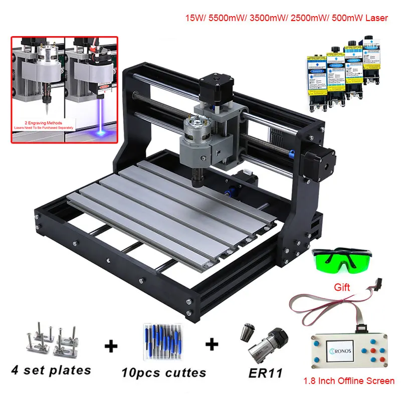 CNC 3018 PRO мини лазерный гравер с ER11 GRBL CNC маршрутизатор для Хобби DIY гравировальный станок дерево PCB ПВХ CNC3018 гравер CNC 3018 PRO мини лазерный гравер с ER11 GRBL CNC маршрутизатор для Хобби DIY гравировальный станок дерево PCB ПВХ CNC3018 гравер