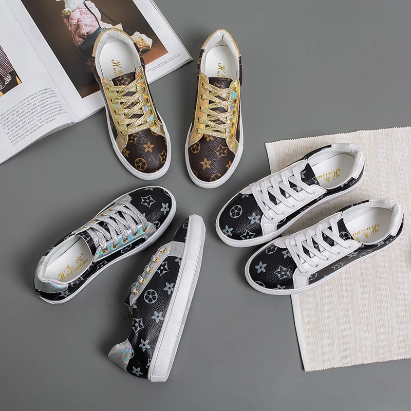 

2020 espadrilles deportivas mujer fashion Vulcanize Female lace up mixed colors breathable shoes size 35-40 women sneakers