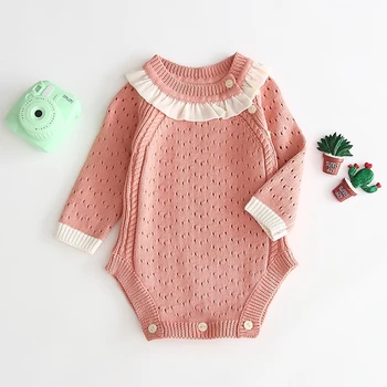 

Newborn Baby Breathable Knit Romper
