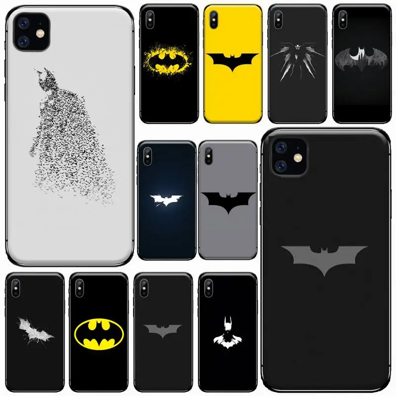Batman cool Super hero Phone Case for iPhone 11 12 pro XS MAX 8 7 6 6S Plus X 5S SE 2020 XR