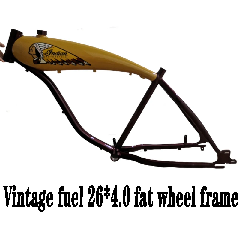 Vintage Fuel Tank Aluminum Alloy Frame / Fork /fuel Bicycle Frame
