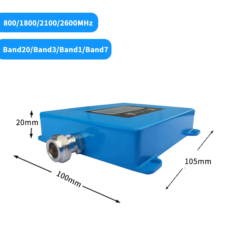 GSM Repeater 2G 3G 4G Band20 800 1800 2100 2600