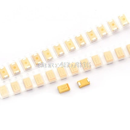 FREE SHIPPING 50PCS 7343 107E 25V 100UF D type SMD tantalum capacitor