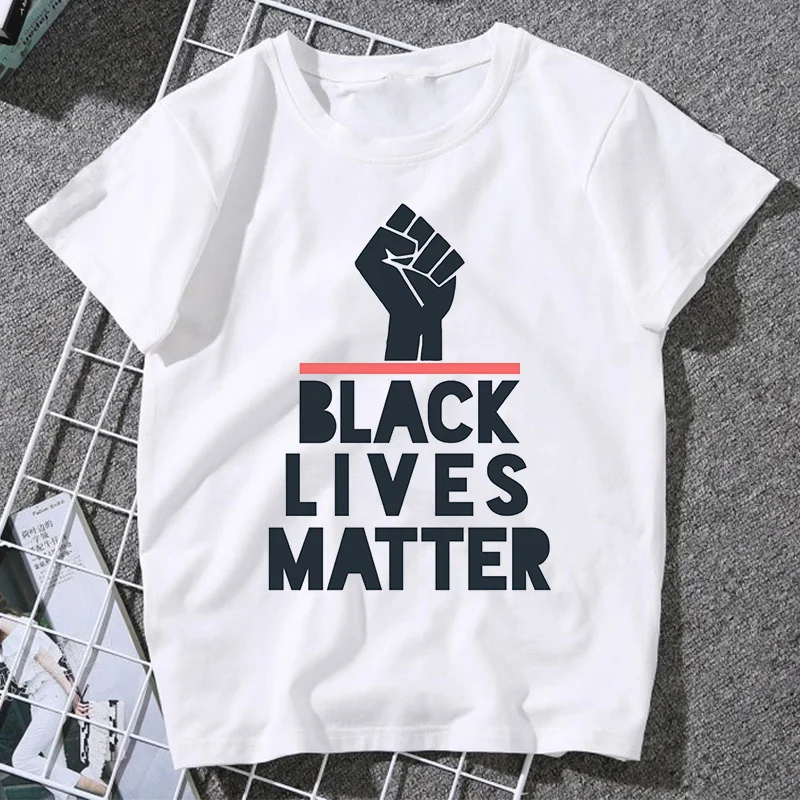 BLACK LIVES MATTER Alphabet Print Pink T-shirt Women New Summer Short Sleeve Fashion Lady Tops T Shirt Ladies Female Tee Tshirt