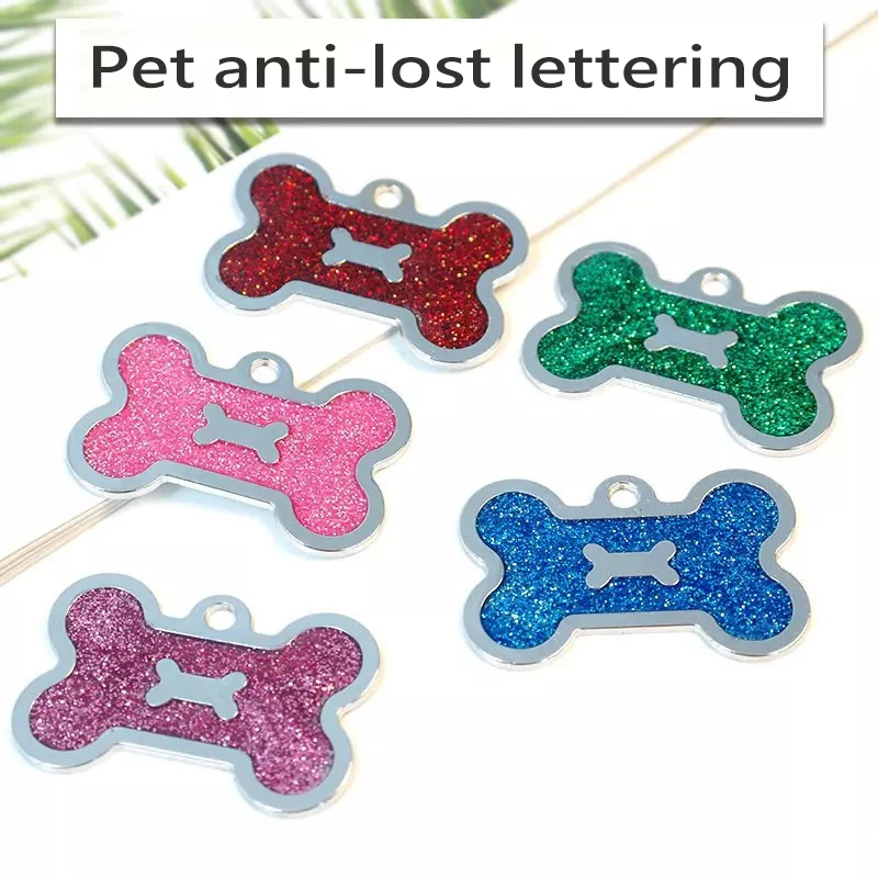 Pet ID Tags Personalized Free Engraving Pet Cat Dog Name Tags Collar Accessories Nameplate Anti-lost Pendant Cute Keyring