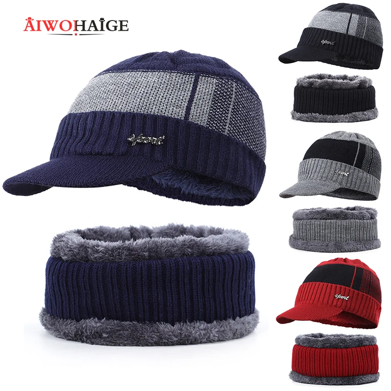 2019 новые зимние шапки Skullies Beanies бини для мужчин и женщин шерстяной шарф Балаклава