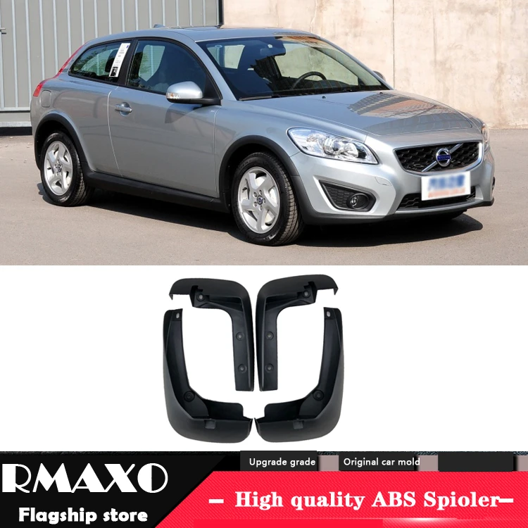 Red Rally Bavettes splash guards Fits Volvo C30 06-12 Red Rally Bavettes splash guards Fits Volvo C30 06-12