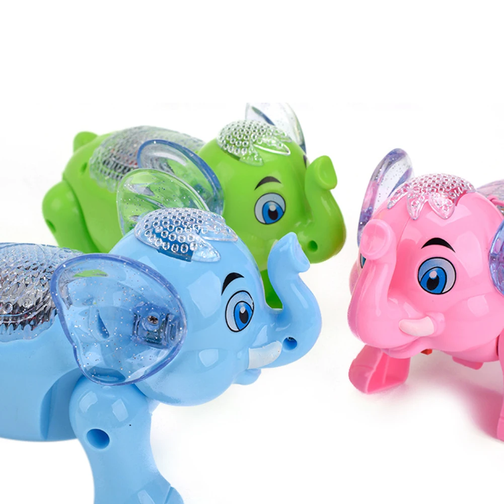 Игушки juguetes детская светящаяся игрушка забавная музыкальная с подсветкой ходячий слон животное с поводком детская игрушка Рождественский подарок интерактивная игрушка W