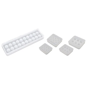 

2 Set Silicone Mold Set Pendant Mold for Diy Necklace Bracelet Jewelry Making Craft Cavities for Jewelry Pendant Bangle Bracele