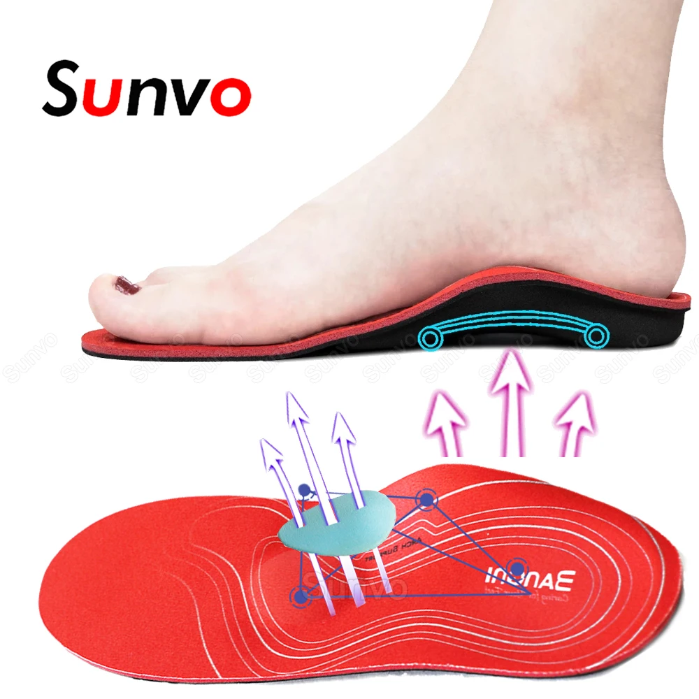 

Arch Support Orthopedic Shoe Insoles For Women Men Sneakers Running Shoes Flat Foot Corrector Inner Sole Pad Feet Care Inserts