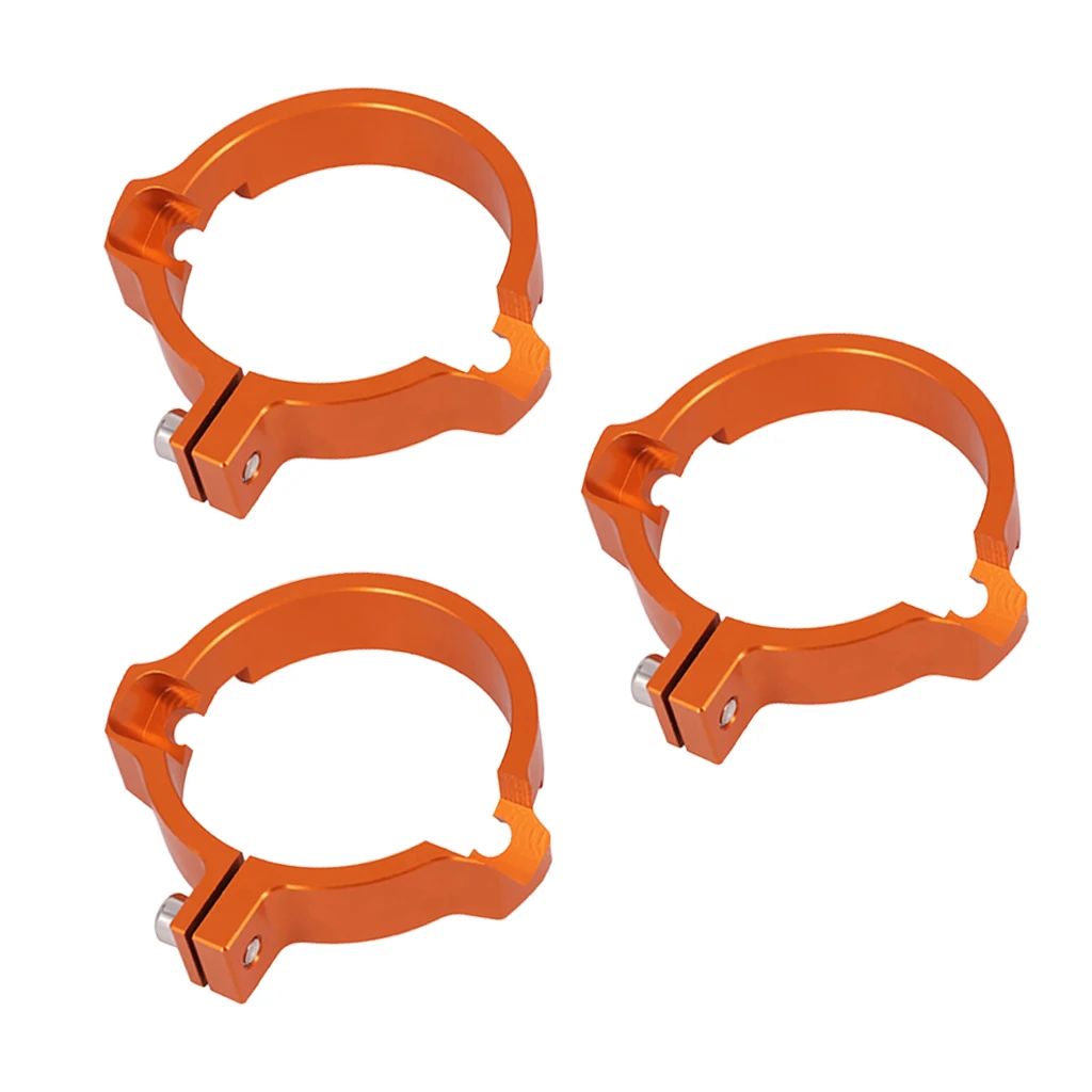 MagiDeal 3 x мотоцикл выхлопной O-Clamp для KTM SX250 EXC250 300 17-18 оранжевый