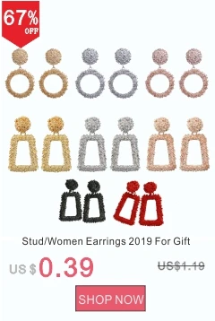 exaggerated metal earrings