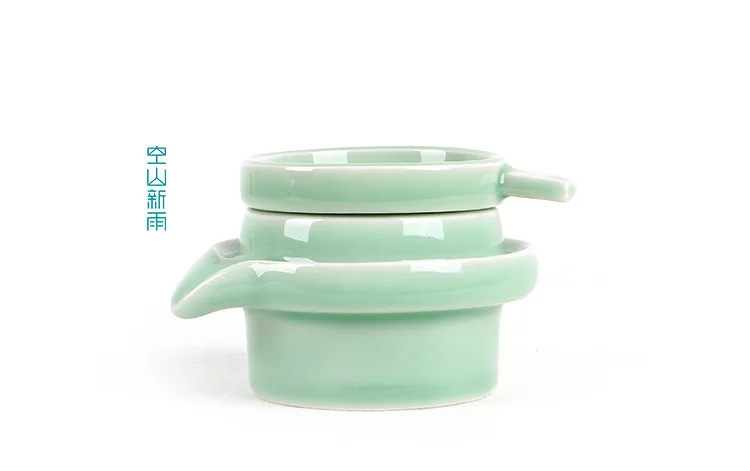 Longquan Celadon, бутик, керамический чайный сервиз, весь набор, Celadon чайный набор кунг-фу, бизнес подарок, специальное предложение