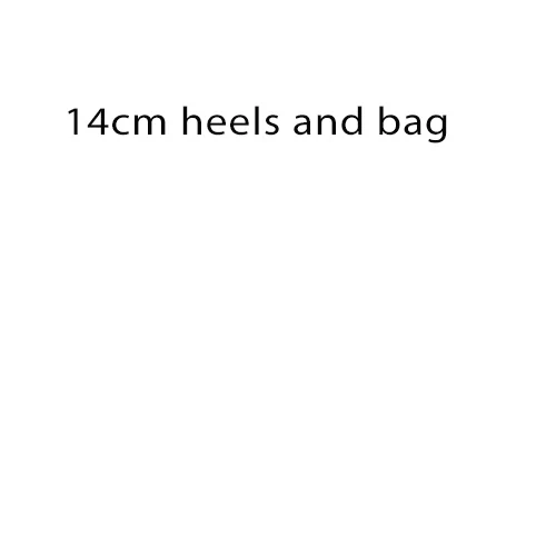 14cm heel and bag Женская обувь Свадебные вечерние туфли-лодочки с острым носком на каблуке, украшенные белыми жемчужинами, кристаллами и металлическими цветами павлина; большие размеры 43-47 - Цвет: 14cm heel and bag