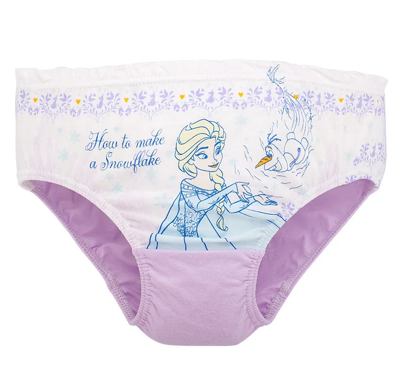Original Disney Congelado Aisha Princesa Meninas Roupa Interior Algodão Triângulo Shorts Menina Calcinha Cute Underwear Feminina 8 Cheap Calcinha