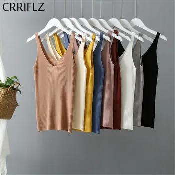 

One Size Camis Casual Solid Polyester Knitted Regular CRRIFLZ