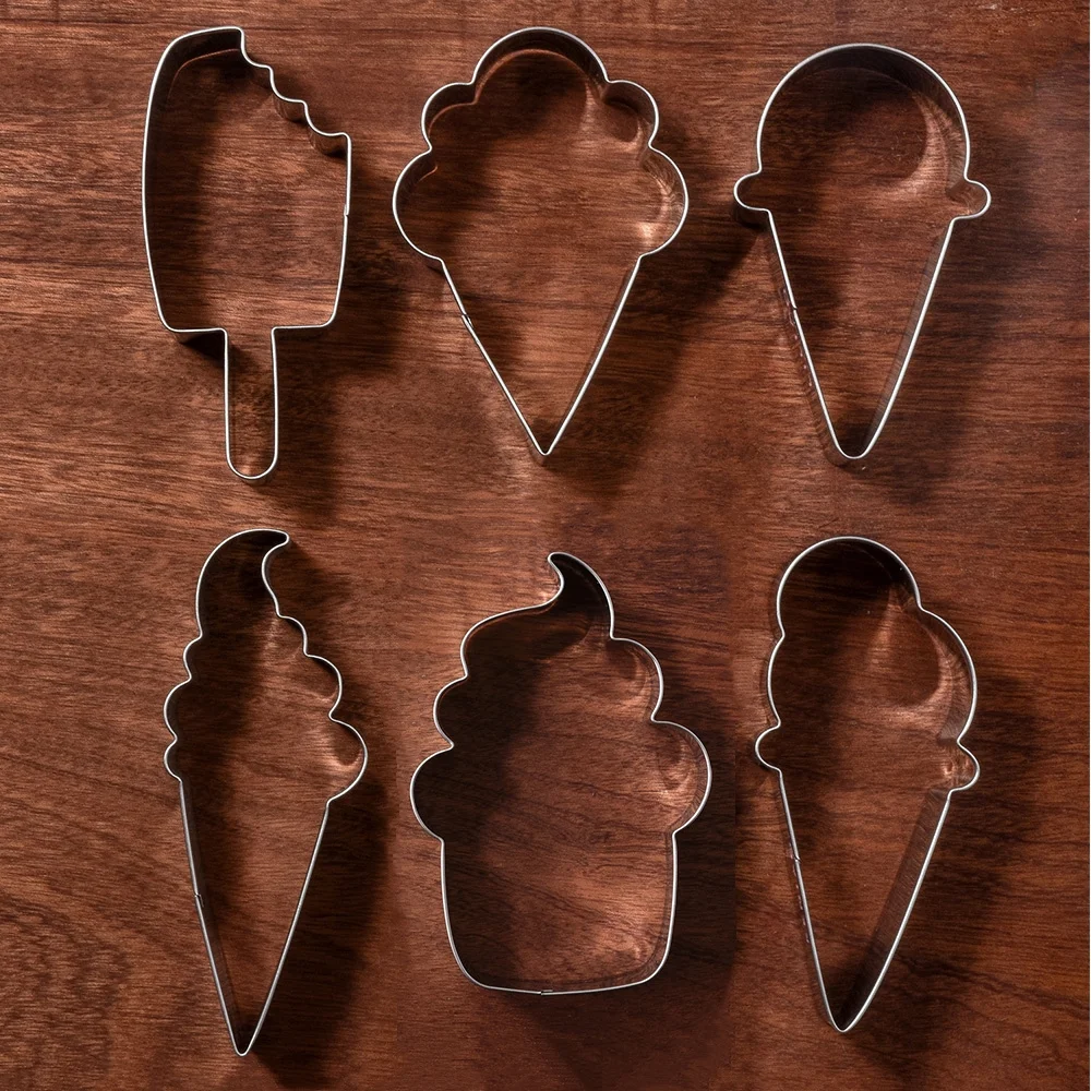 Ice Cream Popsicle Sundae Cookie Cutter Stainless Steel Kitchen Tool