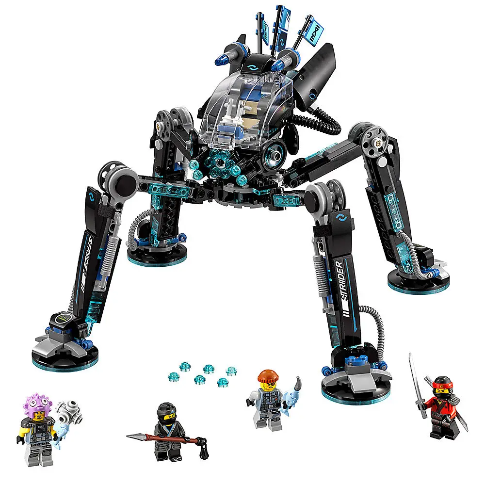 

538pcs Compatible Legoinglys Ninjagoe Movie Building Blocks toys for Childrens Bricks Water Striders gifts Compatibles 70611
