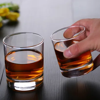 

2 Pcs set high quality fashion home bar lead-free whiskey glass cups 0902-15